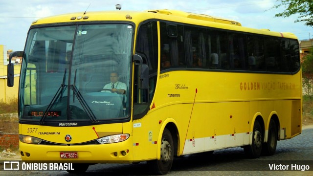 Viação Itapemirim 5077 na cidade de Caruaru, Pernambuco, Brasil, por Victor Hugo. ID da foto: 8087215.