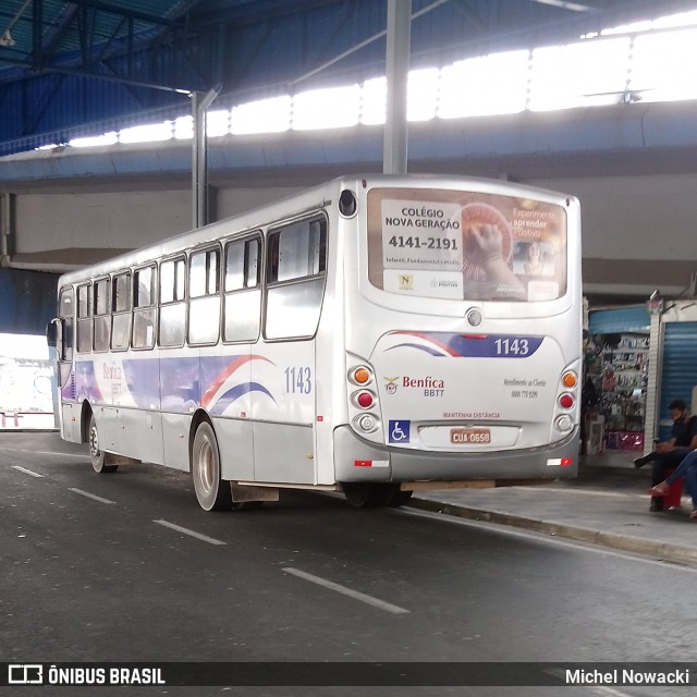 BBTT - Benfica Barueri Transporte e Turismo 1143 na cidade de Itapevi, São Paulo, Brasil, por Michel Nowacki. Número da foto: #8090055.