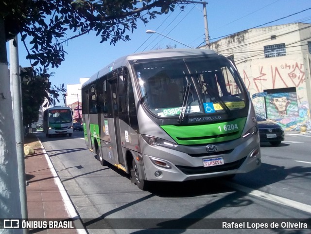 Transcooper > Norte Buss 1 6204 na cidade de São Paulo, São Paulo, Brasil, por Rafael Lopes de Oliveira. Número da foto: #8088000.