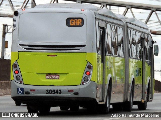 Bettania Ônibus 30543 na cidade de Belo Horizonte, Minas Gerais, Brasil, por Adão Raimundo Marcelino. Número da foto: #8089928.