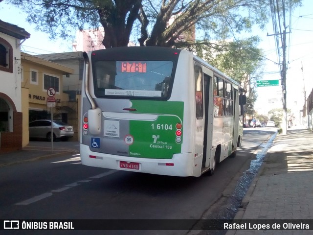 Transcooper > Norte Buss 1 6104 na cidade de São Paulo, São Paulo, Brasil, por Rafael Lopes de Oliveira. ID da foto: 8087068.