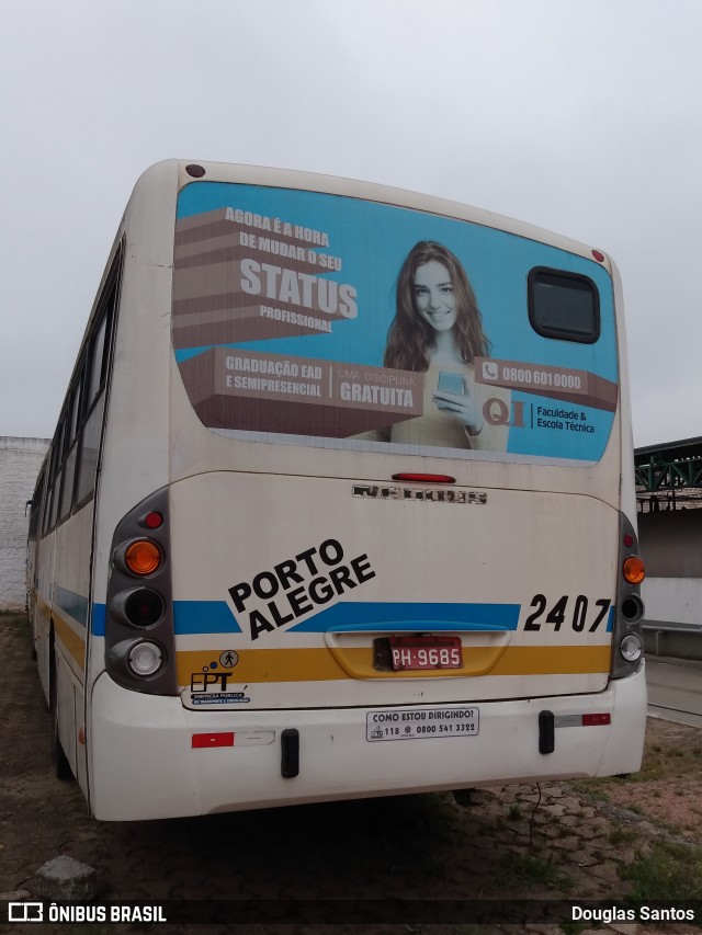 Restinga Transportes Coletivos 2407 na cidade de Porto Alegre, Rio Grande do Sul, Brasil, por Douglas Santos. Número da foto: #8088829.
