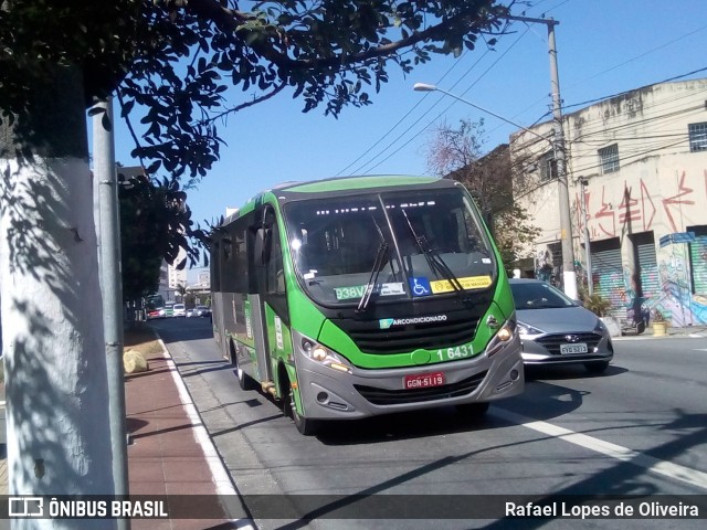 Transcooper > Norte Buss 1 6431 na cidade de São Paulo, São Paulo, Brasil, por Rafael Lopes de Oliveira. ID da foto: 8087967.