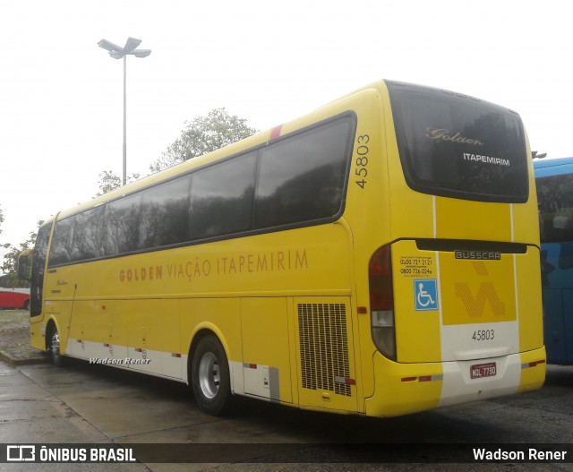 Viação Itapemirim 45803 na cidade de São Paulo, São Paulo, Brasil, por Wadson Rener. ID da foto: 8089407.