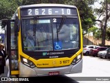 Viação Metrópole Paulista - Zona Leste 3 1077 na cidade de São Paulo, São Paulo, Brasil, por Eron Lopes. Número da foto: #8089269.