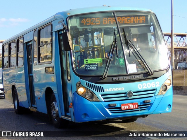 Vianel > Auto Viação Pioneira 02062 na cidade de Belo Horizonte, Minas Gerais, Brasil, por Adão Raimundo Marcelino. ID da foto: 8156260.