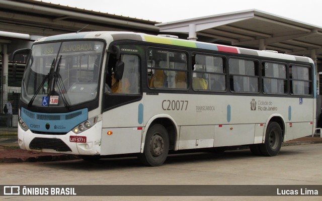 Transportes Litoral Rio C20077 na cidade de Rio de Janeiro, Rio de Janeiro, Brasil, por Lucas Lima. ID da foto: 8155551.