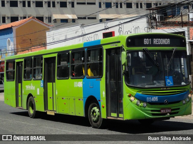 Taguatur - Taguatinga Transporte e Turismo 03406 na cidade de Teresina, Piauí, Brasil, por Ruan Silva Andrade. ID da foto: 8155819.