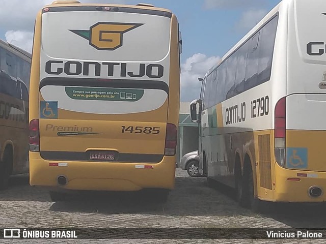 Empresa Gontijo de Transportes 14585 na cidade de Messias, Alagoas, Brasil, por Vinicius Palone. ID da foto: 8153707.