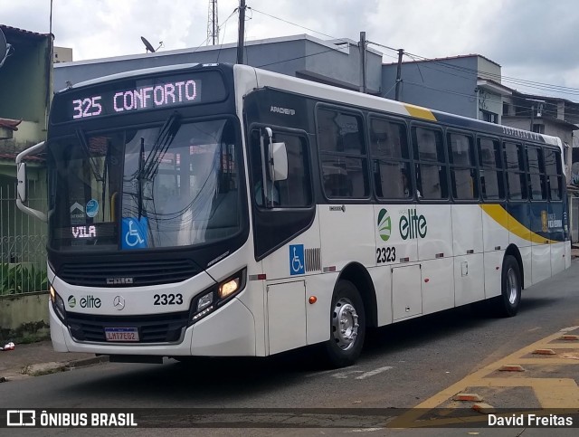 Viação Elite 2323 na cidade de Volta Redonda, Rio de Janeiro, Brasil, por David Freitas. Número da foto: #8153020.