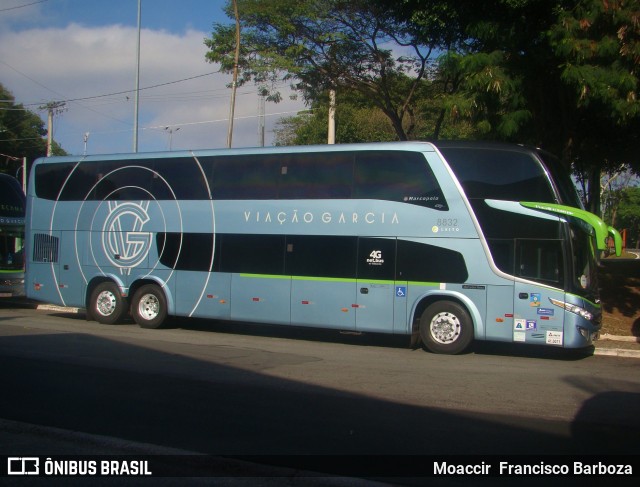 Viação Garcia 8832 na cidade de São Paulo, São Paulo, Brasil, por Moaccir  Francisco Barboza. Número da foto: #8155794.
