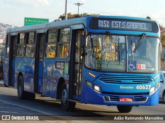 Salvadora Transportes > Transluciana 40627 na cidade de Belo Horizonte, Minas Gerais, Brasil, por Adão Raimundo Marcelino. Número da foto: #8155946.