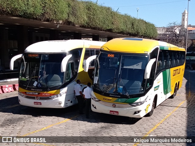 Empresa Gontijo de Transportes 19510 na cidade de Belo Horizonte, Minas Gerais, Brasil, por Kaique Marquês Medeiros . ID da foto: 8154932.