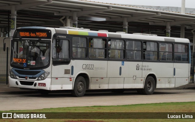 Transportes Litoral Rio C20222 na cidade de Rio de Janeiro, Rio de Janeiro, Brasil, por Lucas Lima. ID da foto: 8155563.