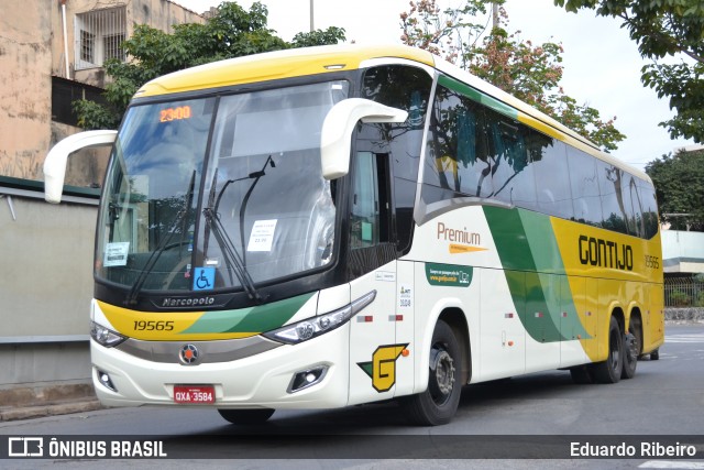 Empresa Gontijo de Transportes 19565 na cidade de Belo Horizonte, Minas Gerais, Brasil, por Eduardo Ribeiro. ID da foto: 8182554.