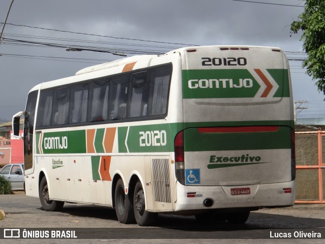 Empresa Gontijo de Transportes 20120 na cidade de Vitória da Conquista, Bahia, Brasil, por Lucas Oliveira. Número da foto: #8181423.