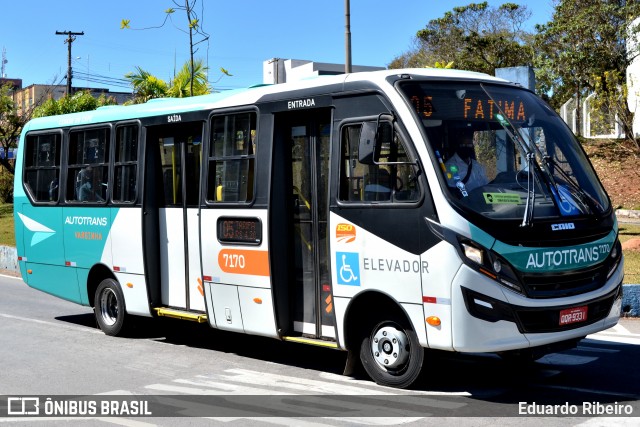 Autotrans > Turilessa 7170 na cidade de Varginha, Minas Gerais, Brasil, por Eduardo Ribeiro. Número da foto: #8182403.