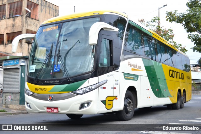 Empresa Gontijo de Transportes 19490 na cidade de Belo Horizonte, Minas Gerais, Brasil, por Eduardo Ribeiro. Número da foto: #8182565.