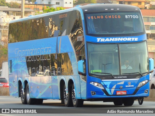 Transnorte - Transporte e Turismo Norte de Minas 87700 na cidade de Belo Horizonte, Minas Gerais, Brasil, por Adão Raimundo Marcelino. ID da foto: 8182641.