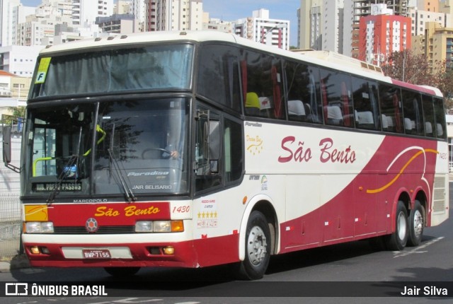 Viação São Bento Ribeirão Preto 1430 na cidade de Ribeirão Preto, São Paulo, Brasil, por Jair Silva. Número da foto: #8182752.