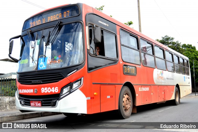 Santa Fé Transportes 95046 na cidade de Belo Horizonte, Minas Gerais, Brasil, por Eduardo Ribeiro. Número da foto: #8184586.