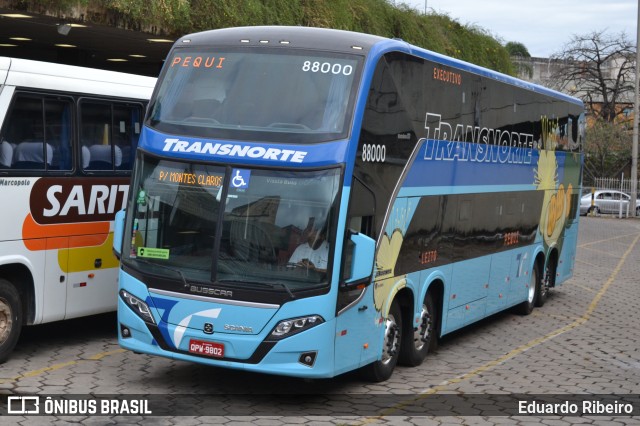 Transnorte - Transporte e Turismo Norte de Minas 88000 na cidade de Belo Horizonte, Minas Gerais, Brasil, por Eduardo Ribeiro. Número da foto: #8184592.