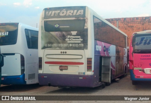 Ônibus Particulares 1010 na cidade de Cuiabá, Mato Grosso, Brasil, por Wagner Junior. Número da foto: #8183499.