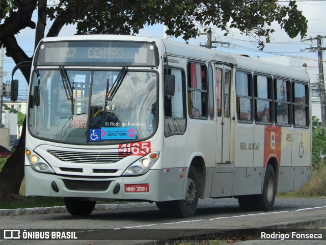 Real Alagoas de Viação 4165 na cidade de Maceió, Alagoas, Brasil, por Rodrigo Fonseca. ID da foto: 8185081.