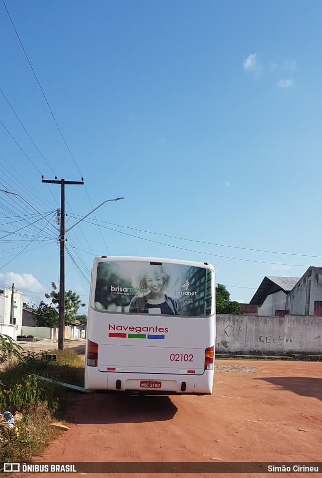 Consórcio Navegantes - 02 > Viação São Jorge > Transurb Transporte Urbano 02102 na cidade de João Pessoa, Paraíba, Brasil, por Simão Cirineu. Número da foto: #8185139.