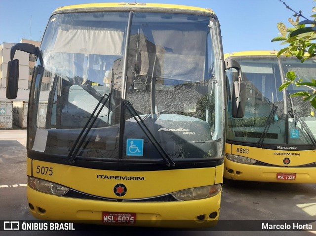 Viação Itapemirim 5075 na cidade de São Paulo, São Paulo, Brasil, por Marcelo Horta. Número da foto: #8184680.