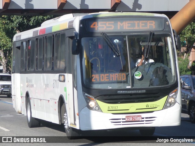 Viação Verdun B71117 na cidade de Rio de Janeiro, Rio de Janeiro, Brasil, por Jorge Gonçalves. Número da foto: #8183692.