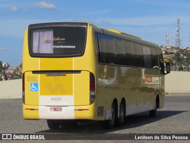 Viação Itapemirim 45629 na cidade de Caruaru, Pernambuco, Brasil, por Lenilson da Silva Pessoa. ID da foto: 8185762.