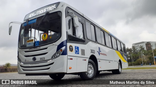 Viação Pinheiral 3023 na cidade de Volta Redonda, Rio de Janeiro, Brasil, por Matheus Martins da Silva. Número da foto: #8183500.
