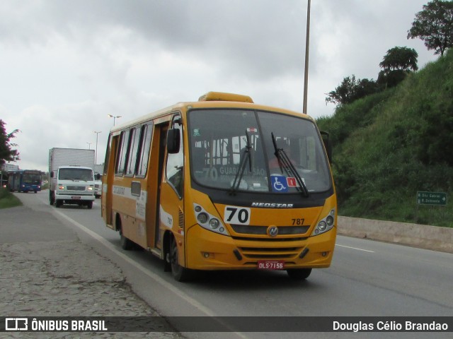 Transporte Suplementar de Belo Horizonte 787 na cidade de Belo Horizonte, Minas Gerais, Brasil, por Douglas Célio Brandao. Número da foto: #8185200.
