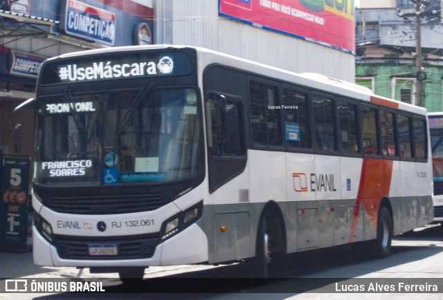 Evanil Transportes e Turismo RJ 132.061 na cidade de Nova Iguaçu, Rio de Janeiro, Brasil, por Lucas Alves Ferreira. ID da foto: 8185852.