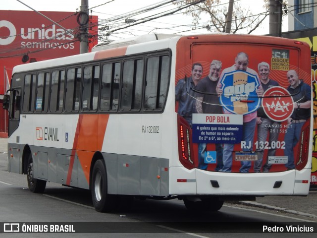 Evanil Transportes e Turismo RJ 132.002 na cidade de Mesquita, Rio de Janeiro, Brasil, por Pedro Vinicius. Número da foto: #8183982.