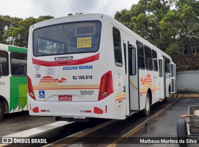 Viação Agulhas Negras RJ 169.018 na cidade de Volta Redonda, Rio de Janeiro, Brasil, por Matheus Martins da Silva. ID da foto: 8183485.