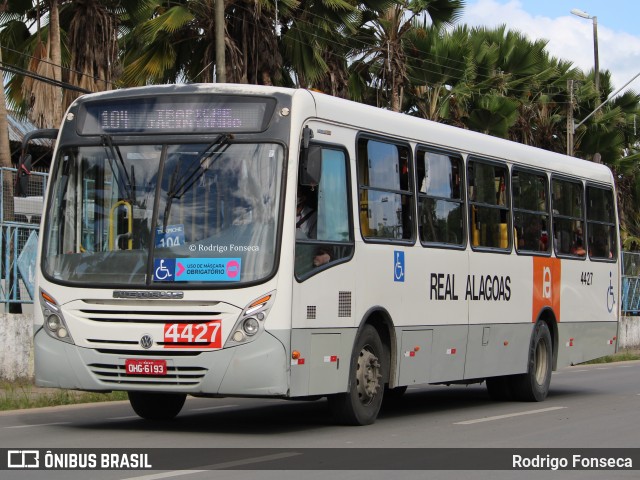 Real Alagoas de Viação 4427 na cidade de Maceió, Alagoas, Brasil, por Rodrigo Fonseca. ID da foto: 8185092.