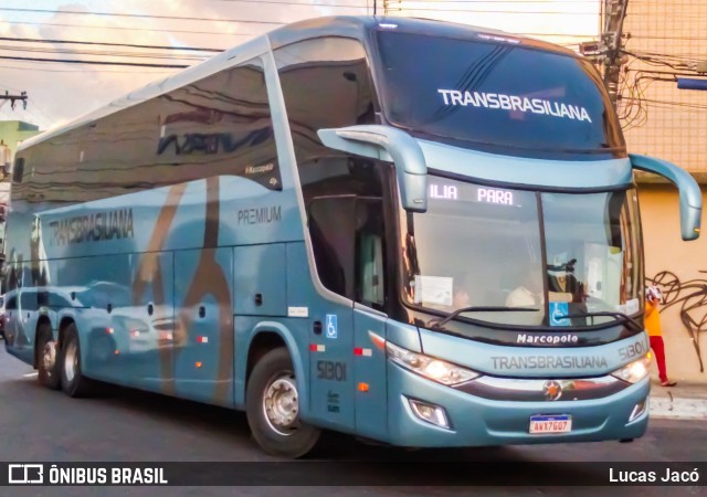 Transbrasiliana Transportes e Turismo 51301 na cidade de Belém, Pará, Brasil, por Lucas Jacó. ID da foto: 8186739.