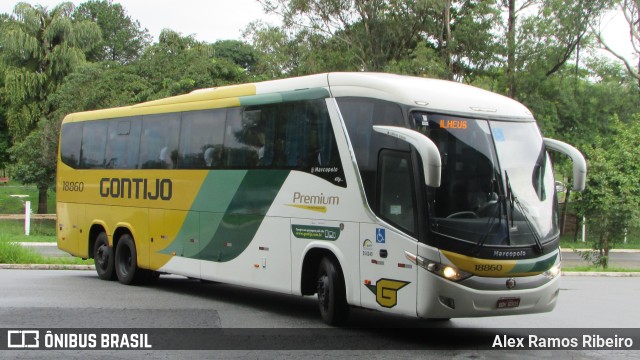 Empresa Gontijo de Transportes 18860 na cidade de Taubaté, São Paulo, Brasil, por Alex Ramos Ribeiro. Número da foto: #8188669.