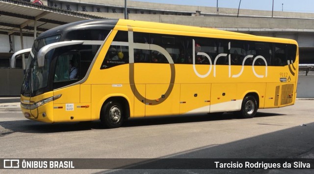 Brisa Ônibus 9112 na cidade de Rio de Janeiro, Rio de Janeiro, Brasil, por Tarcisio Rodrigues da Silva. ID da foto: 8187214.