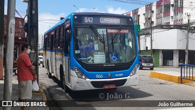 Transportadora Globo 966 na cidade de Recife, Pernambuco, Brasil, por João Guilherme. ID da foto: 8187980.