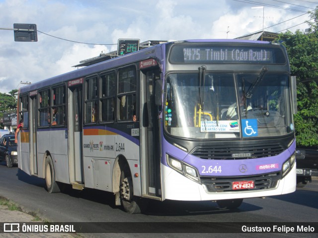 Mobibrasil São Lourenço >>> Mobi-PE 2.644 na cidade de Camaragibe, Pernambuco, Brasil, por Gustavo Felipe Melo. ID da foto: 8186634.