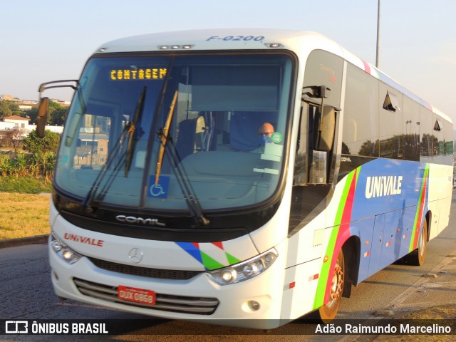 Univale Transportes F-0200 na cidade de Belo Horizonte, Minas Gerais, Brasil, por Adão Raimundo Marcelino. ID da foto: 8189142.