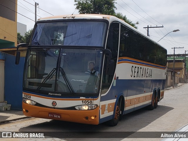 Viação Sertaneja 1050 na cidade de Pains, Minas Gerais, Brasil, por Ailton Alves. ID da foto: 8187824.