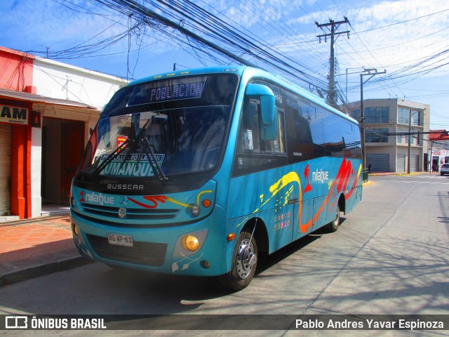 Buses Nilahue BGWP63 na cidade de Santa Cruz, Colchagua, Libertador General Bernardo O'Higgins, Chile, por Pablo Andres Yavar Espinoza. Número da foto: #8188849.