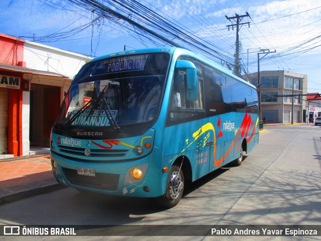 Buses Nilahue BGWP63 na cidade de Santa Cruz, Colchagua, Libertador General Bernardo O'Higgins, Chile, por Pablo Andres Yavar Espinoza. ID da foto: 8188849.