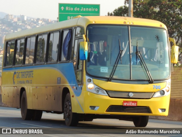 Ônibus Particulares 700 na cidade de Belo Horizonte, Minas Gerais, Brasil, por Adão Raimundo Marcelino. ID da foto: 8189046.