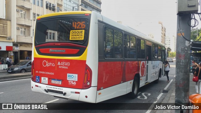 Auto Viação Alpha A48149 na cidade de Rio de Janeiro, Rio de Janeiro, Brasil, por João Victor Damião. ID da foto: 8186511.