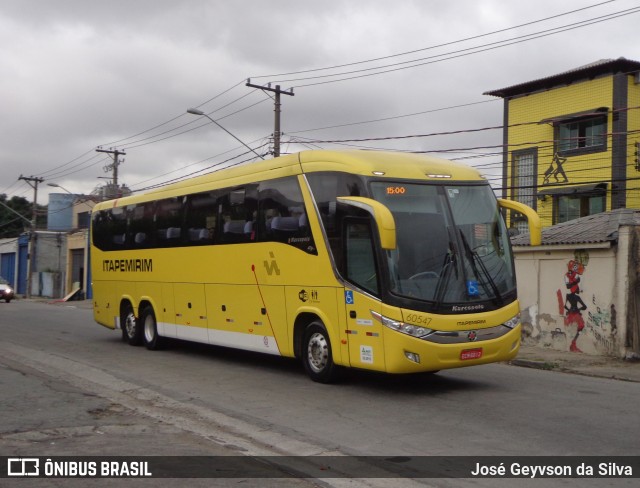 Viação Itapemirim 60547 na cidade de São Paulo, São Paulo, Brasil, por José Geyvson da Silva. ID da foto: 8191888.